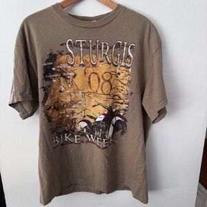 Delta brand Sturgis Bike Week 2008 tshirt Size Large